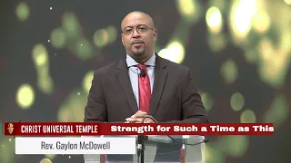 Rev. Gaylon McDowell "Total Praise:Strength for Such a Time as This" 120620 www.cutemple.org HD