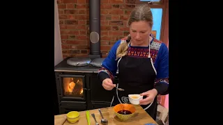 Walnut Loaf baked in the ESSE Ironheart wood-burning cook stove by Philippa Vine