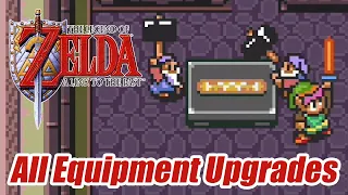 The Legend of Zelda: A Link to the Past - All Weapon and Equipment Upgrades