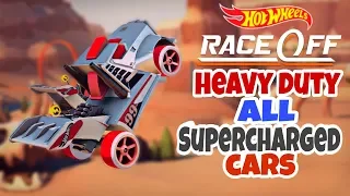 HEAVY DUTY - ALL 🔥 SUPERCHARGED🔥 CARS |  Hot Wheels: Race Off | Hutch Games - Remo Singh