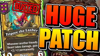 New Patch: BEASTS BUSTED?! | Hearthstone Battlegrounds