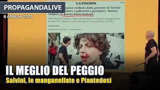 Propagandalive, il meglio del peggio della politica: Salvini, Piantedosi e gli studenti