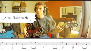 A ha - Take on Me - Bass Cover & Tabs