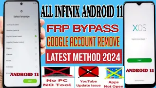 All Infinix Android 11 FRP Bypass 2024✅ | Apps Not Open❌ / 2023 All Infinix Android 11/12 Frp Bypass