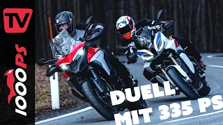 Ducati Multistrada V4 vs BMW S 1000 XR 2021 - Vergleichstest Landstraße: Frisst die XR die Multi?