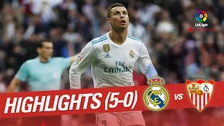 Highlights Real Madrid vs Sevilla FC (5-0)