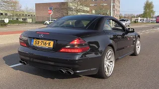 Mercedes-Benz SL55 AMG Doing Crazy Donuts!