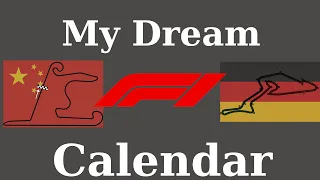 I designed my dream F1 calendar...