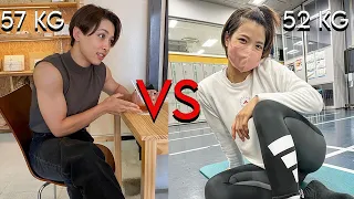 出口クリスタ VS  阿部詩  【ABE VS DEGUCHI】