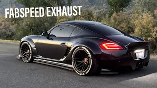 Porsche Cayman Gets a FABSPEED Super Cup Exhaust!