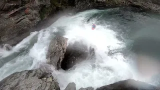 Upper Rauma / Litlle Huka falls - Norway Kayaking