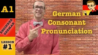 German Consonant Pronunciation - Beginner German with Herr Antrim Lesson #1.2