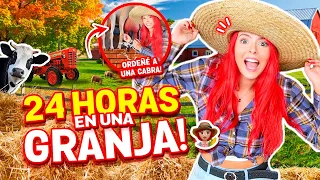 EMBARAZADA!!🤰🏼😳 24 HORAS EN UNA GRANJA🌾🚜 | Jenny Devil😈