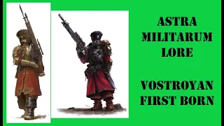 Vostroyan First Born: moustache wearing and hard liquor drinking | Astra Militarum 40k lore