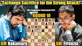 FIDE Candidates Tournament 2022 | Hikaru Nakamura VS Alireza Firouzja | Round 10