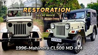 Restoration-1996 Mahindra CL500 MD 4x4 #restoration #jeeprestoration