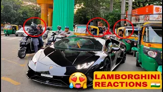 CRAZY Driving on STREETS 🤯 LAMBORGHINI Huracan | Acceleration and Public Reactions in INDIA - Part 2