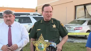 Sheriff Grady Judd discusses a surveillance operation in Polk County