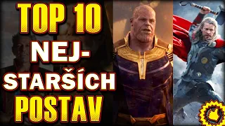 TOP 10 NEJSTARŠÍCH MCU POSTAV (z Marvel filmů)