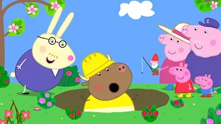 Mr Bull Falls Down A Hole 😳 🐽 Peppa Pig and Friends Full Episodes