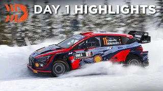 Day 1 Highlights - Rally Sweden 2022
