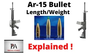 Ar 15 Rifle for beginners: Understanding bullet weight | length with 5.56 Nato and .223 Rem.