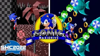 Sonic Maxidrive :: [SHC '22 Demo] ✪ Full Playthrough(1080p/60fps) No Damage