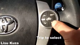 2012 Toyota Prius c oil light reset maintenance required