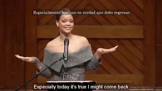 Rihanna's speech to Harvard (English/Spanish subtitles)