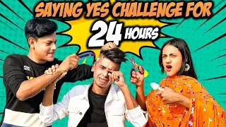 রাকিব তার বন্ধুর মাথা টাক করে দিলো | SAYING Yes To My Brother For 24 Hours Challenge | Rakib Hossain