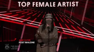 Billie Eilish Wins Top Female Artist - BBMAs 2020