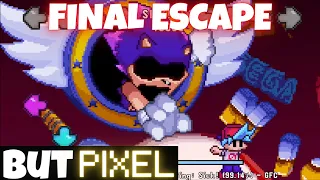 FINAL ESCAPE BUT PIXEL - Friday Night Funkin' Vs Sonic.exe 2.5 / 3.0 (FAN MADE MOD)