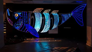 BIG FISH // Tape Art & Projection Mapping - (Upfest 2022)