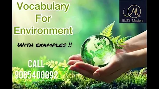 Environmental Vocabulary 🌿🍀☘️