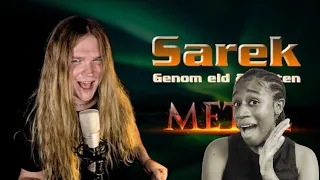 First Time Reacting To | GENOM ELD OCH VATTEN (Sarek) - Metal Cover | Reaction