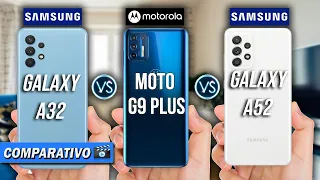 Comparativo | Galaxy A32 vs Moto G9 PLUS vs Galaxy A52