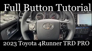 2023 Toyota 4Runner TRD PRO - (FULL Button Tutorial)