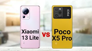 Xiaomi 13 Lite vs Poco X5 Pro