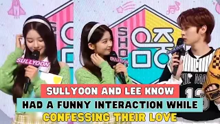 SULLYOON AND LEE KNOW HAD A FUNNY INTERACTION WHILE CONFESSING THEIR LOVE