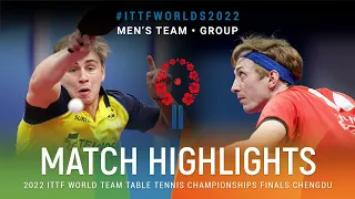 Highlights | Truls Moregard (SWE) vs Liam Pitchford (ENG) | MT Grps | #ITTFWorlds2022