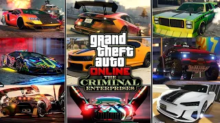 All New Cars In GTA 5 Online The Criminal Enterprises DLC! (Cars, Discounts & More!)
