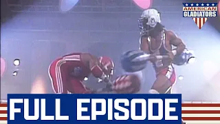 Gladiator Laser Starts Punching Contender! | American Gladiators | Full Episode | S02E17