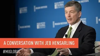 A Conversation With U.S. House Financial Services Committee Chairman Jeb Hensarling