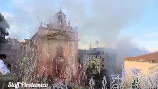 Trionfale Uscita Santa Lucia di Aci Catena 2015 con Fuochi Artificiali Ditte Millennium e Fire Sud