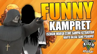 FUNNY KAMPRET !! | NGERJAIN WARGA PRANK JADI HANTU 😂NGADU MAMAK SAMPAI NANGIS😂 | GTA V ROLEPLAY