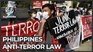 Philippines lawyers protest against anti-terror bill
