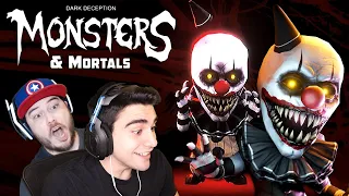 THE CLOWNS ARE NOW ON MY SIDE! - Dark Deception: Monsters and Mortals (Part 1) [feat. TheGameSalmon]