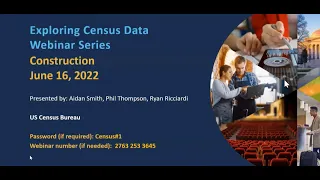 Exploring Census Data Webinar Series Construction