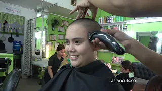 MJ Refreshes Her Buzz Cut