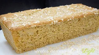 PAN DE AVENA SIN AMASAR SÚPER FÁCIL Y RÁPIDO | SUPER EASY AND QUICK UNKINNED OAT BREAD | KETO